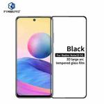 For Xiaomi Redmi Note10 5G PINWUYO 9H 3D Curved Full Screen Explosion-proof Tempered Glass Film(Black)
