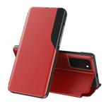 For Xiaomi Redmi Note 10 Pro Attraction Flip Holder Leather Phone Case(Red)