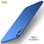 For OnePlus 9 MOFI Frosted PC Ultra-thin Hard Case(Blue)