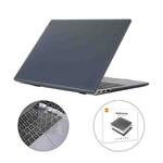 ENKAY for Huawei MateBook D 14  / Honor MagicBook 14 US Version 2 in 1 Crystal Protective Case with TPU Keyboard Film(Black)