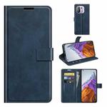 For Xiaomi Mi 11 Pro 4G / 5G Retro Calf Pattern Buckle Horizontal Flip Leather Case with Holder & Card Slots & Wallet(Blue)