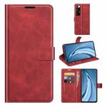 For Xiaomi Mi 10S Retro Calf Pattern Buckle Horizontal Flip Leather Case with Holder & Card Slots & Wallet(Red)