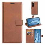 For Xiaomi Mi 10S Retro Calf Pattern Buckle Horizontal Flip Leather Case with Holder & Card Slots & Wallet(Light Brown)
