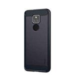 For Motorola Moto G Play 2021 MOFI Gentleness Series Brushed Texture Carbon Fiber Soft TPU Case(Blue)