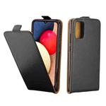 For Samsung Galaxy A02s(5G) Business Style Vertical Flip TPU Leather Case with Card Slot(Black)