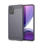 For OnePlus 8T MOFI Gentleness Series Brushed Texture Carbon Fiber Soft TPU Case(Grey)