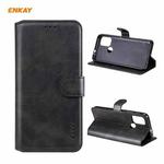 For Motorola Moto G30 / G10 ENKAY Hat-Prince Horizontal Flip PU Leather Case with Holder & Card Slots & Wallet(Black)