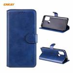 For Motorola Moto G30 / G10 ENKAY Hat-Prince Horizontal Flip PU Leather Case with Holder & Card Slots & Wallet(Dark Blue)