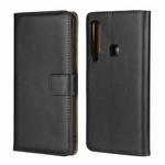 Horizontal Flip Leather Case for Galaxy A9 (2018), with Magnetic Buckle & Holder & Card Slots & Wallet(Black)