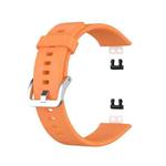 For Huawei Watch Fit TIA-B09 Silicone Watch Band(orange)