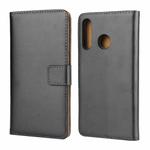Horizontal Flip Leather Case for Huawei P30 Lite / Nova 4e, with Magnetic Buckle & Holder & Card Slots & Wallet(Black)