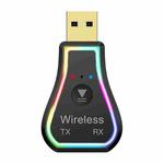 JD-M11USB 5.0 Colorful Ambient Light Car Bluetooth Audio Transmitter Receiver Car Hands-free Call Adapter