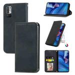 For Xiaomi Redmi Note10 5G Retro Skin Feel Business Magnetic Horizontal Flip Leather Case With Holder & Card Slots & Wallet & Photo Frame(Black)
