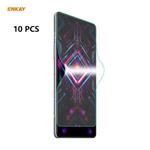 For Redmi K40 Gaming 10 PCS ENKAY Hat-Prince Full Glue Full Coverage Screen Protector Explosion-proof Hydrogel Film