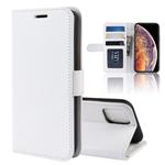For iPhone 11 Pro Max R64 Texture Single Fold Horizontal Flip Leather Case , with Holder & Card Slots & Wallet(white)