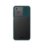 For Xiaomi Redmi Note 10 Pro / Note 10 Pro Max MOFI Xing Dun Series Translucent Frosted PC + TPU Privacy Anti-glare Shockproof All-inclusive Protective Case(Green)
