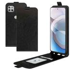 For Motorola Moto One 5G Ace R64 Texture Single Vertical Flip Leather Protective Case with Card Slots & Photo Frame(Black)