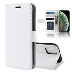 For iPhone 11 Pro R64 Texture Single Fold Horizontal Flip Leather Case , with Holder & Card Slots & Wallet(White)
