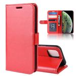 For iPhone 11 Pro R64 Texture Single Fold Horizontal Flip Leather Case , with Holder & Card Slots & Wallet(Red)