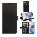 For Motorola Moto One 5G Ace R64 Texture Single Horizontal Flip Protective Case with Holder & Card Slots & Wallet& Photo Frame(Black)