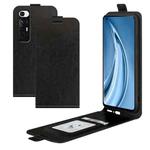 For Xiaomi Mi 10S R64 Texture Single Vertical Flip Leather Protective Case with Card Slots & Photo Frame(Black)