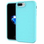 Solid Color PC + Silicone Shockproof Skid-proof Dust-proof Case For iPhone 6 & 6s / 7 / 8(Teal)