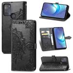 For Motorola Moto G50 Mandala Embossing Pattern Horizontal Flip Leather Case with Holder & Card Slots & Wallet & Lanyard(Black)