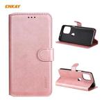 For Motorola Moto G100 / Edge S ENKAY Hat-Prince Horizontal Flip PU Leather Case with Holder & Card Slots & Wallet(Pink)