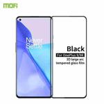 For OnePlus 9 / 9R MOFI 9H 3D Explosion-proof Curved Screen Tempered Glass Film(Black)