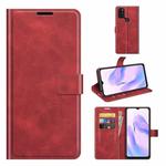 For Blackview A70 Retro Calf Pattern Buckle Horizontal Flip Leather Case with Holder & Card Slots & Wallet(Red)