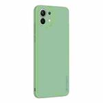 For Xiaomi Mi 11 Lite PINWUYO Touching Series Liquid Silicone TPU Shockproof Case(Green)