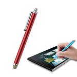 AT-19 Silver Fiber Pen Tip Stylus Capacitive Pen Mobile Phone Tablet Universal Touch Pen(Red)