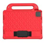 For iPad Pro 11 2020 Diamond Series EVA Anti-Fall Shockproof Sleeve Protective Shell Tablet Case with Holder & Strap(Red)