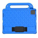 For iPad Pro 11 2022 / 2021 Diamond Series EVA Anti-Fall Shockproof Sleeve Protective Shell Tablet Case with Holder & Strap(Blue)