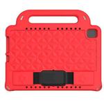 For Huawei MediaPad M6 10.8 Diamond Series EVA Anti-Fall Shockproof Sleeve Protective Shell Case with Holder & Strap(Red)