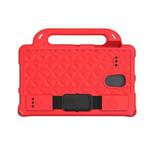 For Samsung Galaxy Tab A 8.0 T380/385/T387 Diamond Series EVA  Anti-Fall Shockproof Sleeve Protective Shell Case with Holder & Strap(Red)