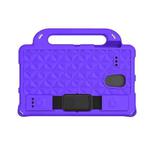 For Samsung Galaxy Tab A 8.0 T380/385/T387 Diamond Series EVA  Anti-Fall Shockproof Sleeve Protective Shell Case with Holder & Strap(Purple)