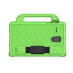 For Samsung Galaxy Tab A 8.0 T380/385/T387 Diamond Series EVA  Anti-Fall Shockproof Sleeve Protective Shell Case with Holder & Strap(Green)