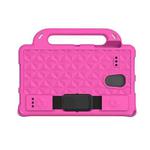 For Samsung Galaxy Tab 4 8.0 T330/T331/T377 Diamond Series EVA  Anti-Fall Shockproof Sleeve Protective Shell Case with Holder & Strap(Rose Red)