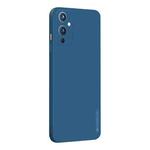 For OnePlus 9 PINWUYO Touching Series Liquid Silicone TPU Shockproof Case(Blue)