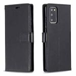 For Samsung Galaxy S21 FE Crazy Horse Texture Horizontal Flip Leather Case with Holder & Card Slots & Wallet & Photo Frame(Black)