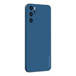 For Huawei P40 PINWUYO Sense Series Liquid Silicone TPU Mobile Phone Case(Blue)