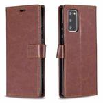 For Samsung Galaxy A32 5G Crazy Horse Texture Horizontal Flip Leather Case with Holder & Card Slots & Wallet & Photo Frame(Brown)