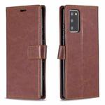 For Xiaomi Redmi Note 9 4G / Redmi  9T / Redmi 9 Power Crazy Horse Texture Horizontal Flip Leather Case with Holder & Card Slots & Wallet & Photo Frame(Brown)