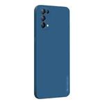 For OPPO Reno5 / Reno5 K / Find X3 Lite PINWUYO Touching Series Liquid Silicone TPU Shockproof Case(Blue)