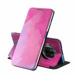 For Xiaomi Mi 10T Lite Voltage Watercolor Pattern Skin Feel Magnetic Horizontal Flip PU Leather Case with Holder(Purple)