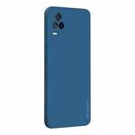 For vivo IQOO7 PINWUYO Touching Series Liquid Silicone TPU Shockproof Case(Blue)