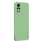 For vivo X60 Pro PINWUYO Touching Series Liquid Silicone TPU Shockproof Case(Green)