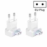 2 PCS XJ01 Power Adapter for iPad 10W 12W Charger & MacBook Series Charger, EU Plug