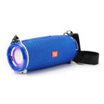 T&G TG192 LED Flashing Light Portable Wireless Bass 3D Stereo Bluetooth Speaker, Support FM / TF Card / USB(Blue)